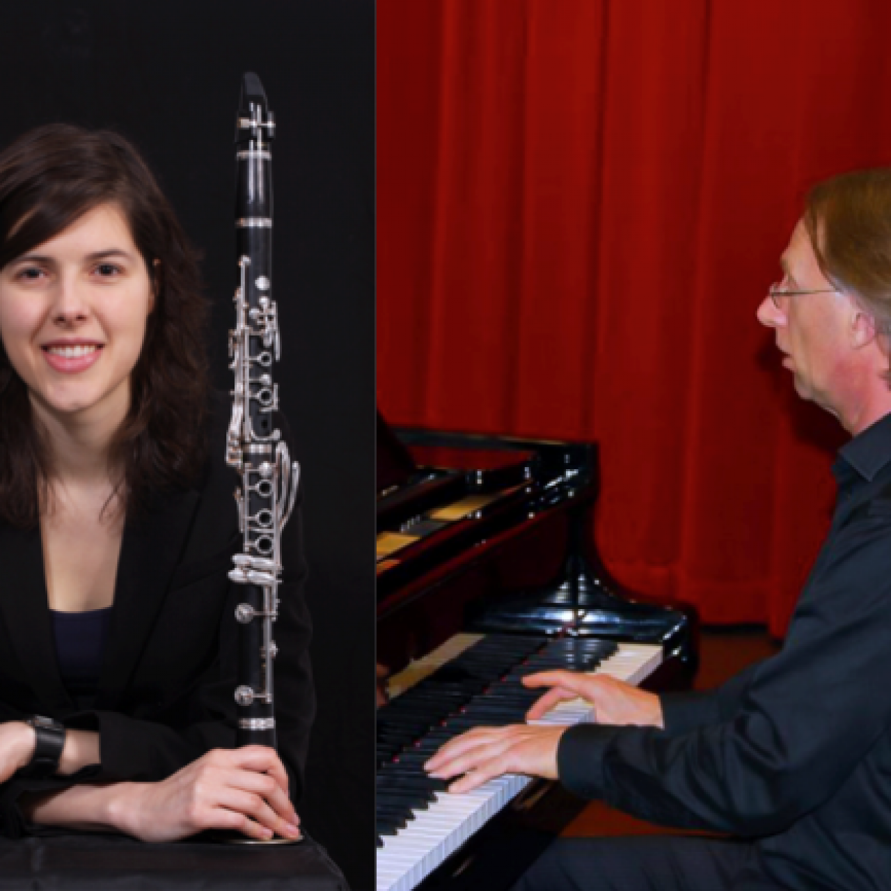 Rien Balkenende (Klavier) und Evelien de Vries (Klarinette)
