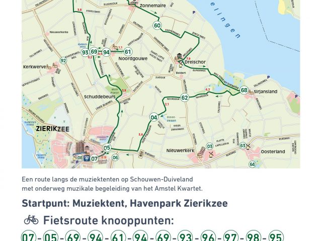 Fietsen met MuziekPodium Zeeland